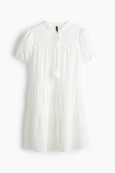 Crinkled jersey dress