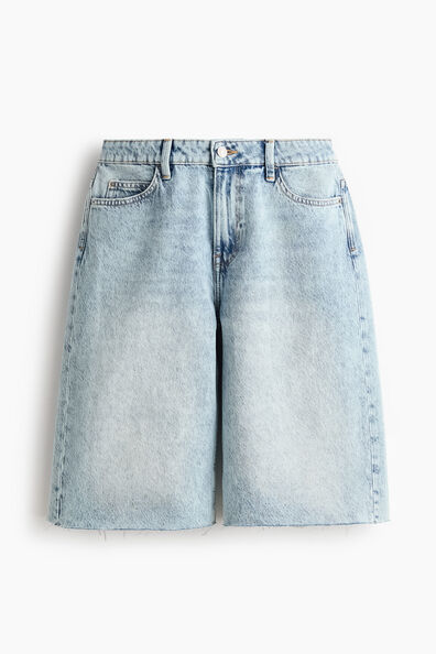 Denim Bermuda shorts