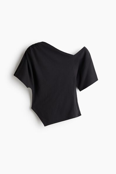 Asymmetric one-shoulder top