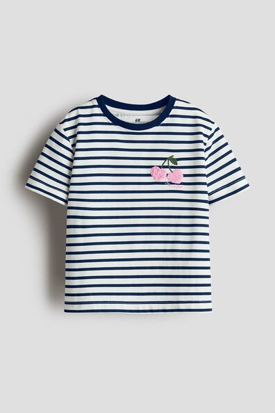 Motif-detail t-shirt