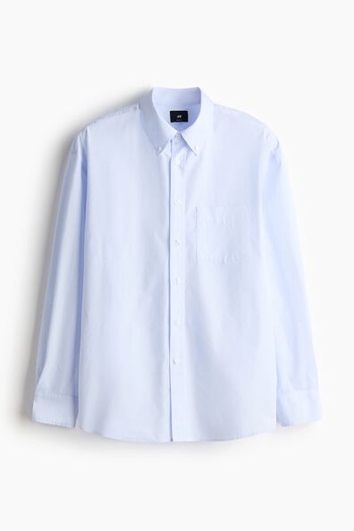 Relaxed Fit Cotton poplin shirt