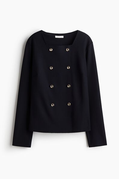 Double-breasted cardigan