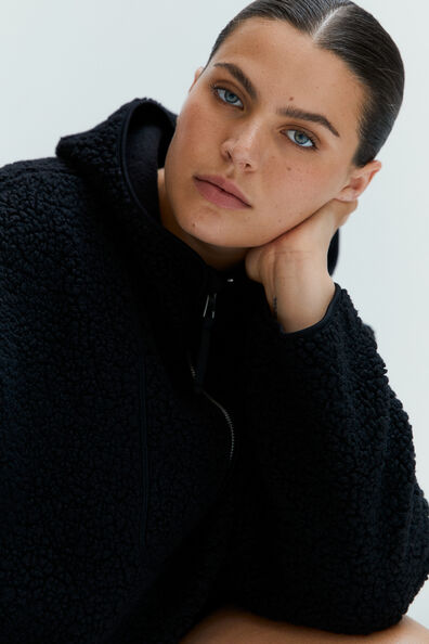 Oversized fleece hoodie
