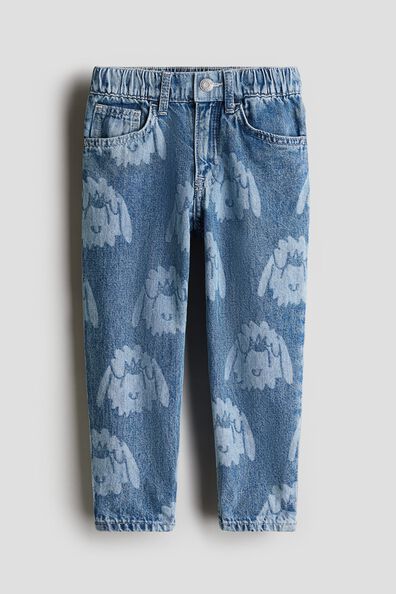 Loose Fit Tapered Leg Jeans