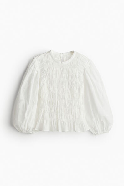 Smocked blouse