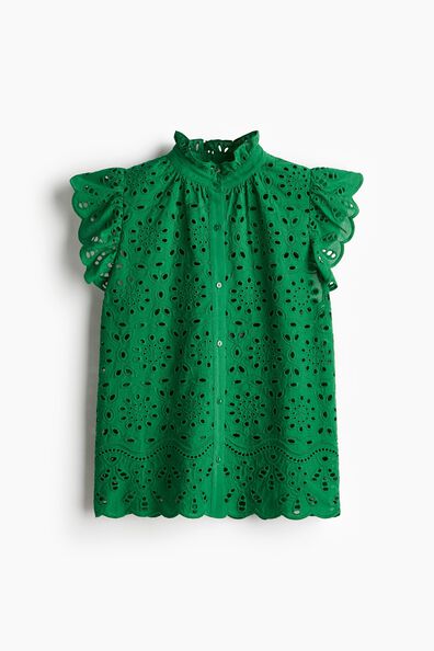 Broderie anglaise blouse