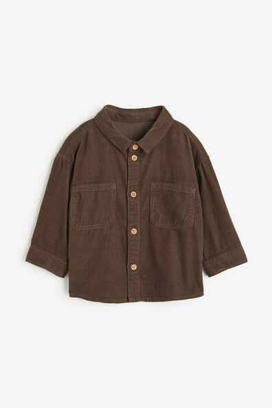 Cotton corduroy shirt