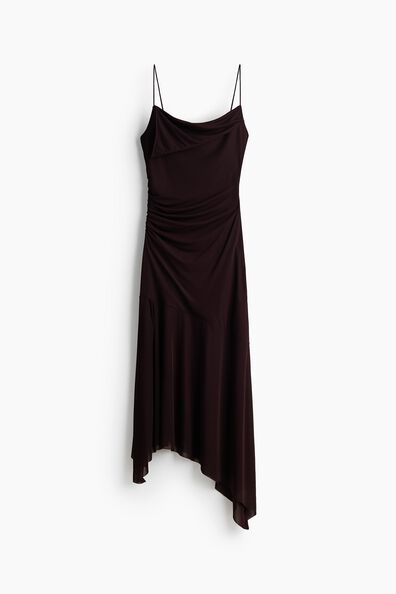 Asymmetric strappy dress