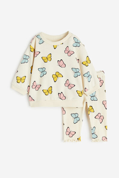 2-piece sweatshirt and leggings set