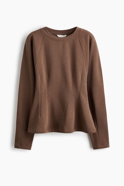 Waisted sweatshirt