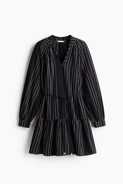 Jacquard-weave dress