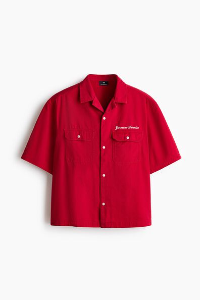 Relaxed Fit Short-sleeved utility shirt