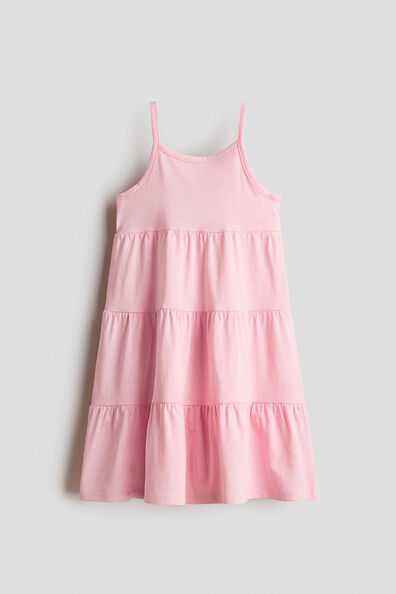 Tiered cotton dress