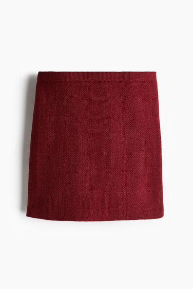 Fine-knit skirt
