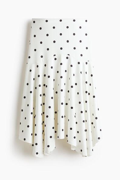 Jersey midi skirt