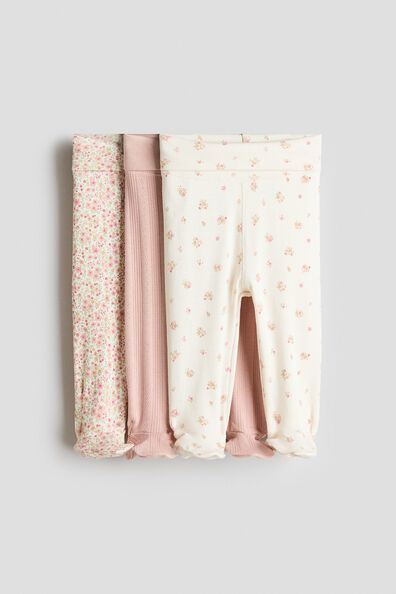 3-pack cotton leggings