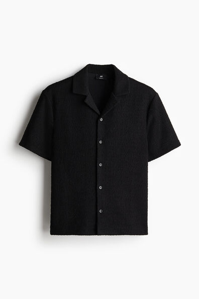 Regular Fit Textured resort shirt