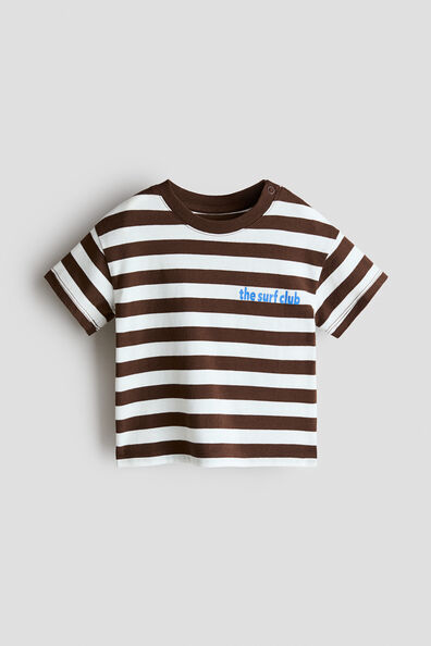Printed cotton T-shirt