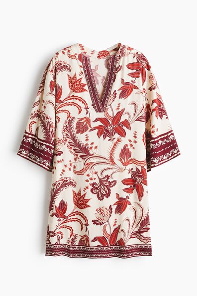 Viscose tunic dress