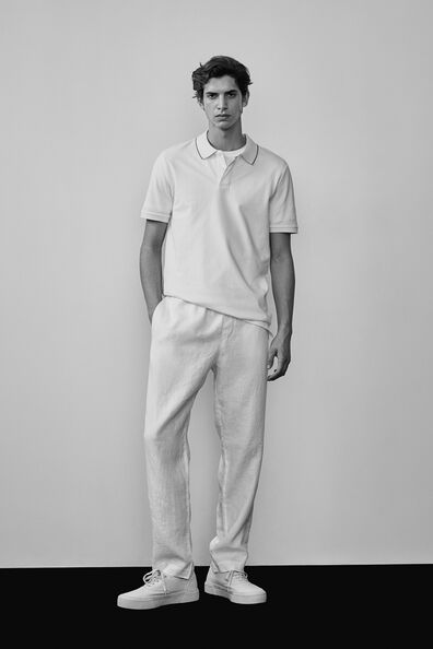 Slim Fit Cotton polo shirt