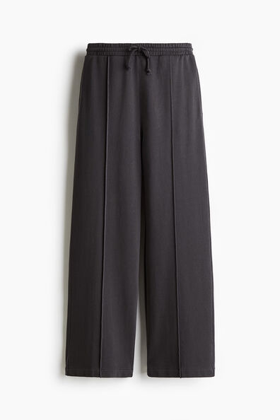 Crease-leg joggers