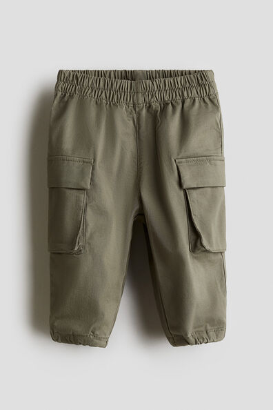 Cotton cargo trousers