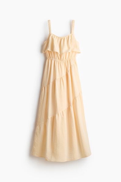 Flounced tiered dress