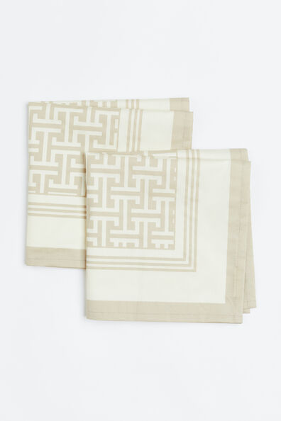 2-pack cotton sateen napkins
