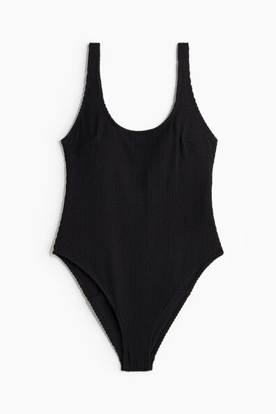 Padded-cup High-leg swimsuit