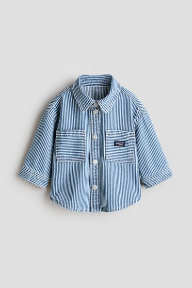Cotton twill overshirt
