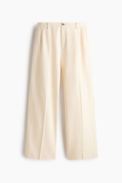 Loose Fit Linen-blend trousers