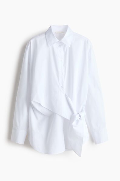 Tie-detail shirt