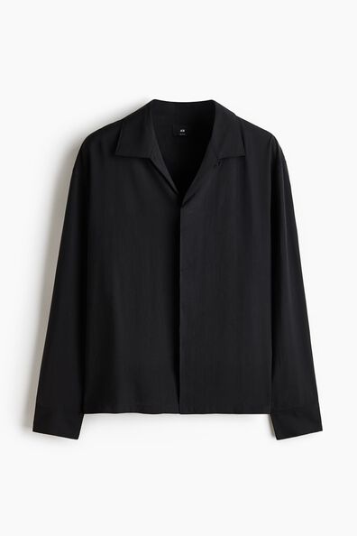 Relaxed Fit Long-sleeved resort shirt