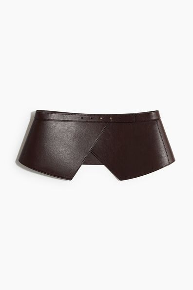 Wide waist belt