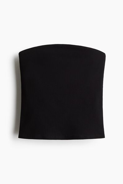 Ribbed tube top