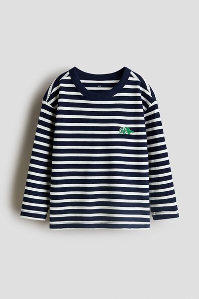 Long-sleeved cotton T-shirt