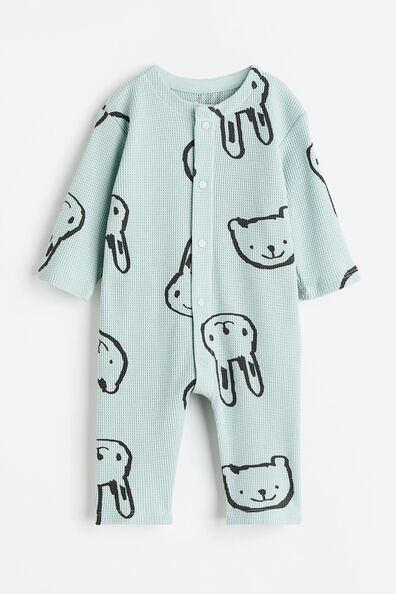 Patterned romper suit