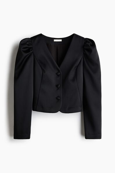 Puff-sleeved blouse