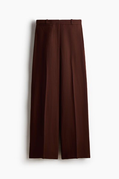 Wide tailored trousers