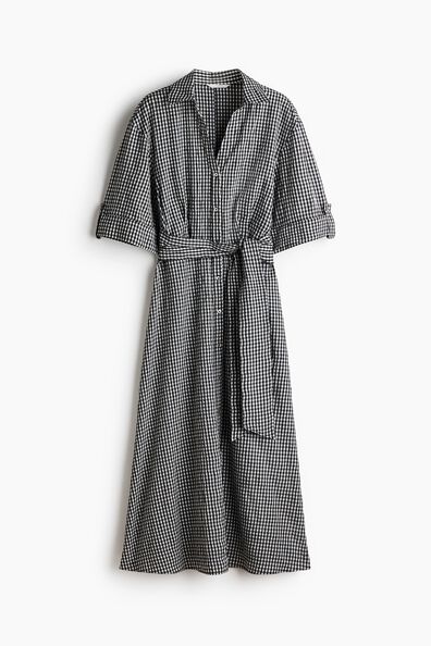 Tie-belt dress