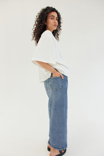 MAMA Midi denim skirt