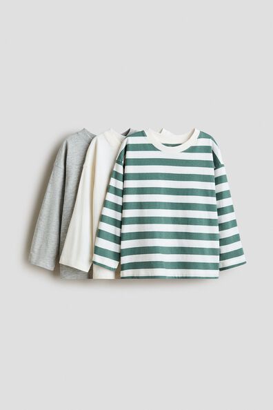 3-pack long-sleeved T-shirts