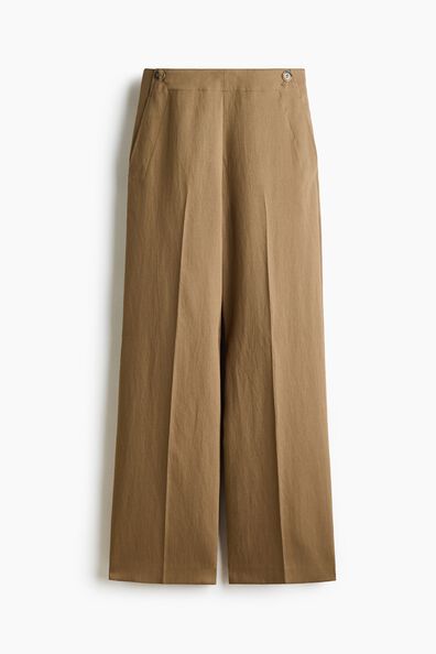Tailored twill trousers