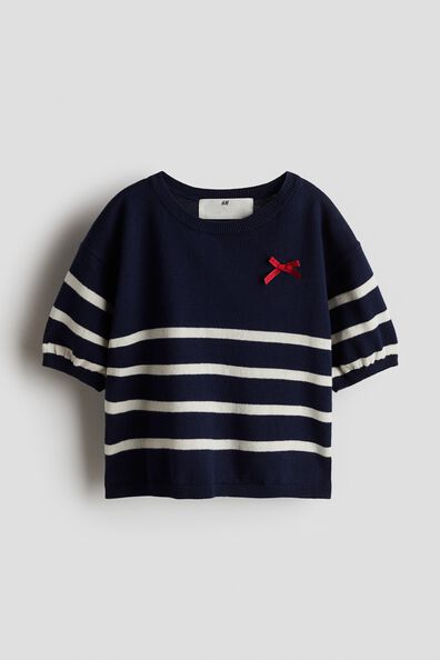 Short-sleeved jumper