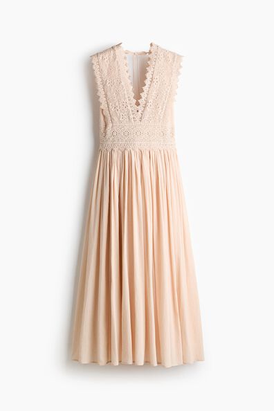 Lace-bodice dress