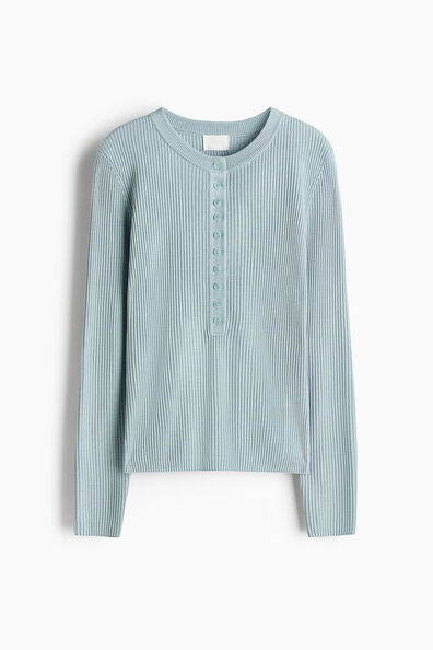 Rib-knit top