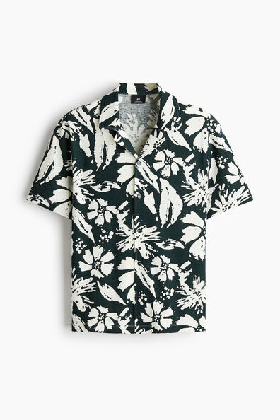 Regular Fit Jacquard resort shirt