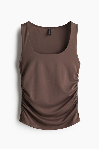 Ruched vest top