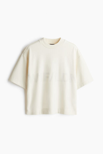 Loose Fit Printed Scuba T-shirt