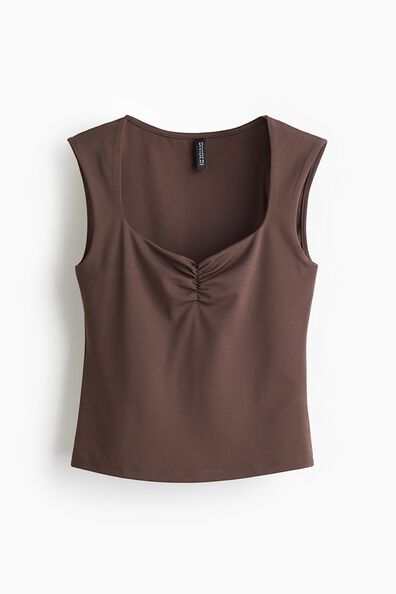 Gathered vest top